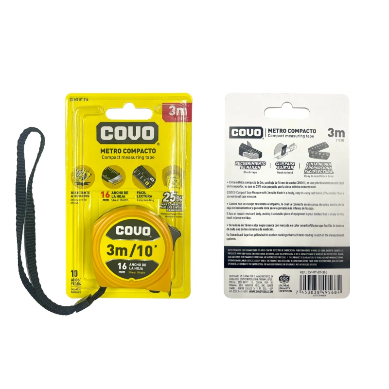 CINTA METRICA 3M COMPACTA COVO CV-MT-BT-31