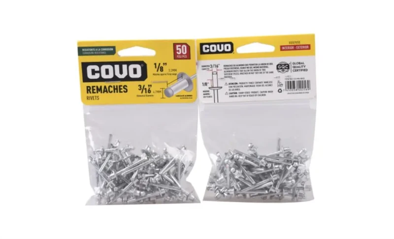 REMACHE 3/16" X 1/8" 50 PIEZAS COVO CV-RS-4832