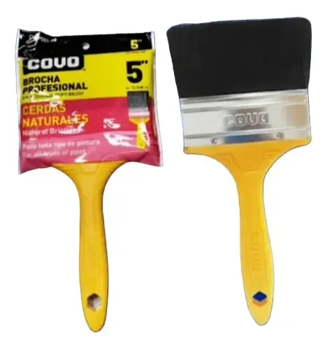 BROCHA 5" CERDAS NATURALES NEGRAS COVO CV-PD01-5B