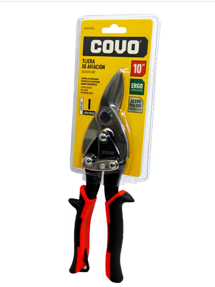 TIJERA DE AVIACION 10" CORTE IZQUIERDO COVO CV-CC2103-C